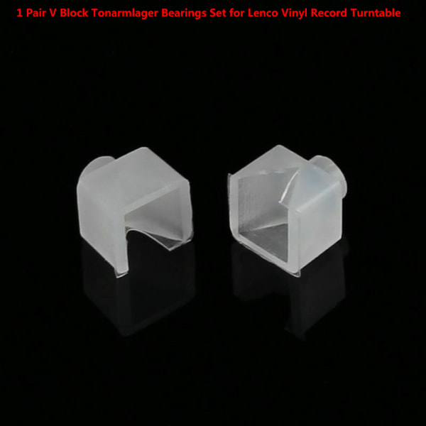 1 par V Block Tonarmlager-lageruppsättning för Lenco Vinyl