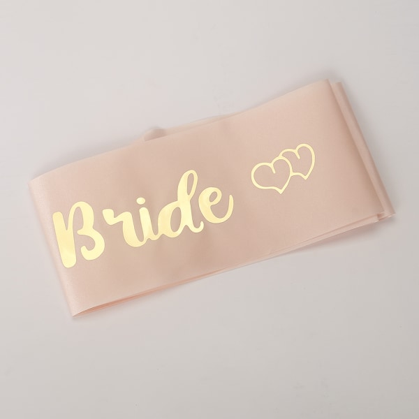 Peach Hen Party Sashes Team Bride To Be Sash Wedding Girls Party