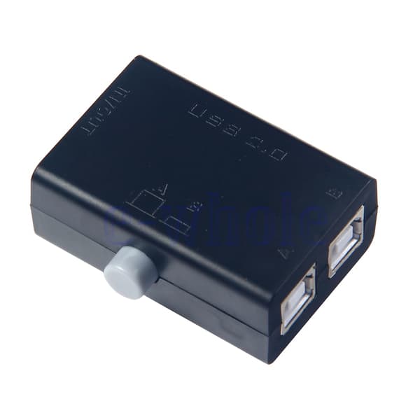 USB Sharing Share Switch Box Hub 2-portar PC-datorscanner