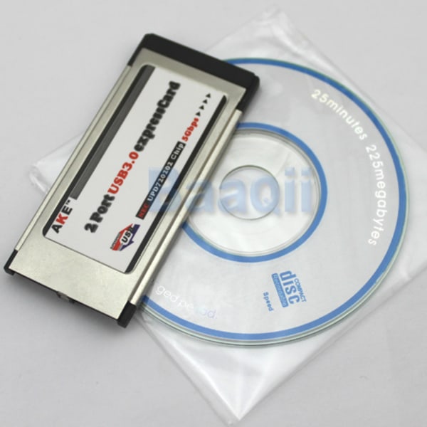 NEC Chip 720202 Expresskort ExpressCard 34mm till USB 3.0 portar