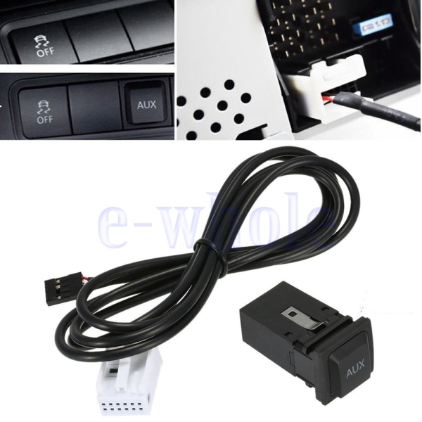 Brytarkabel AUX USB för RCD510 RCD310 VW Golf / GTI / R MK5 MK6