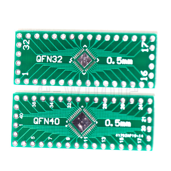 5pcs QFN32 QFN40 to DIP 32/40 Adapter PCB Board Converter