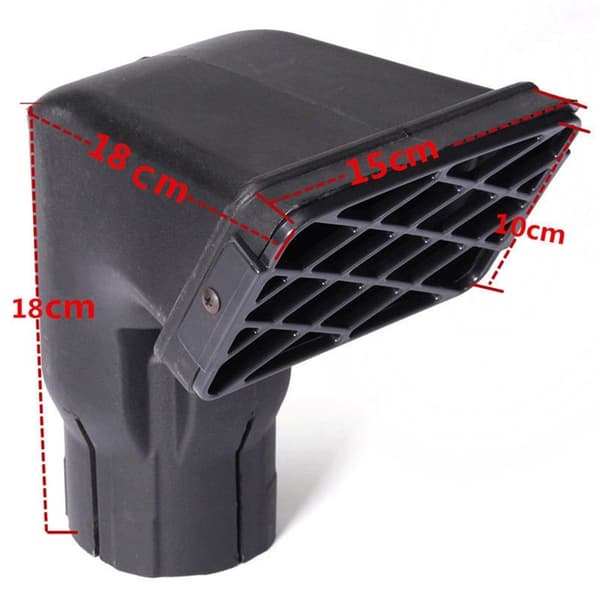 Universal 3 "75mm Mudding Snorkel Head Air Intake Inlet Ram