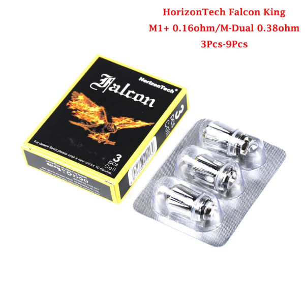 Original HorizonTech Falcon King Coil M-Dual 0.38ohm Core Head