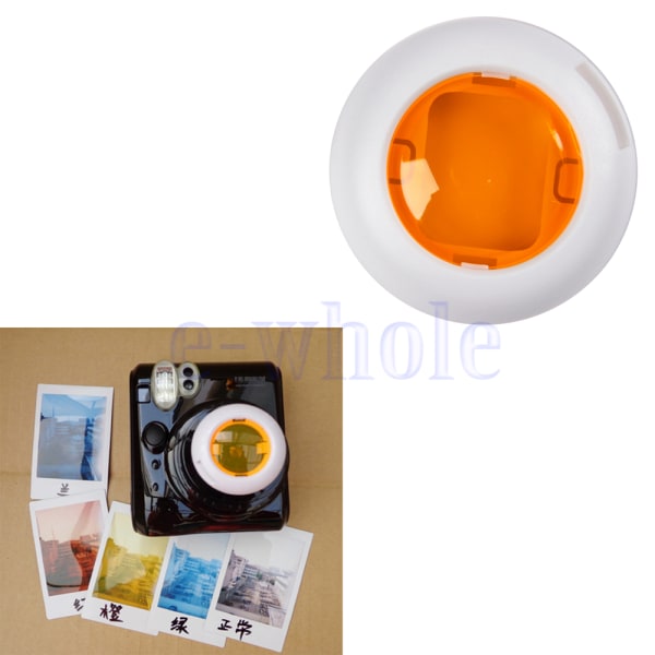 Orange Filter Närbildslins för Fujifilm Instax Mini 8 7s Film