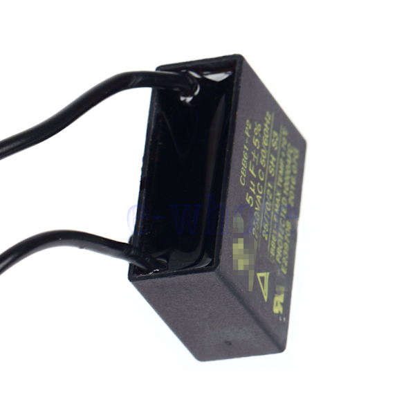 2 Trådtakfans kondensator CBB61 5UF 250V AC 50/60 Hz Power