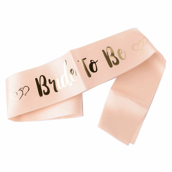 Peach Hen Party Sashes Team Bride To Be Sash Wedding Out Party
