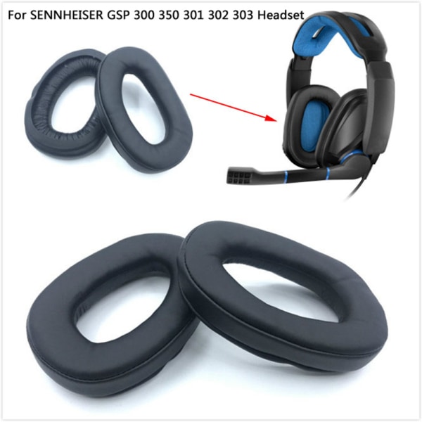 1 par öronkuddar till SENNHEISER GSP 300350301302303-kudde