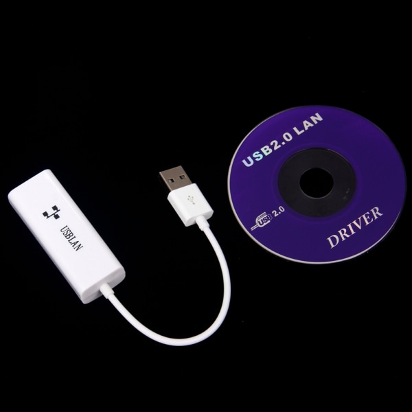 USB2.0 till Ethernet RJ45 nätverks LAN-kortadapter för Win7