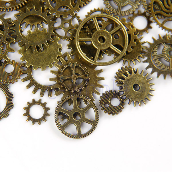 20st Bronze Watch Parts Steampunk Cyberpunnk Cogs Gears DIY