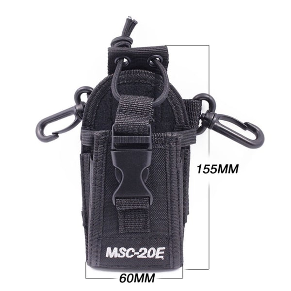 MSC-20E Nylon Pouch Bag Carry Case för Baofeng UV-5R UV-82 UV-XR