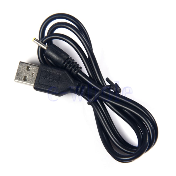 USB En manlig till 2,5 mm DC-stickladdningsladdningskabelkabel
