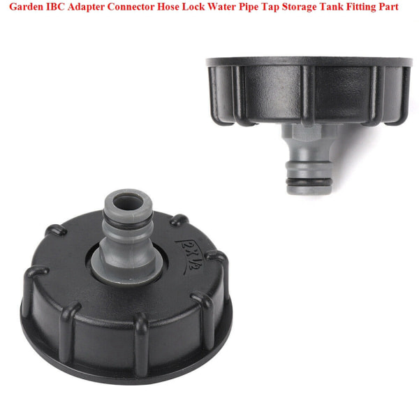 GARDEN IBC ADAPTER CONNECTOR Slang Lås Vattenrör Trycklagring