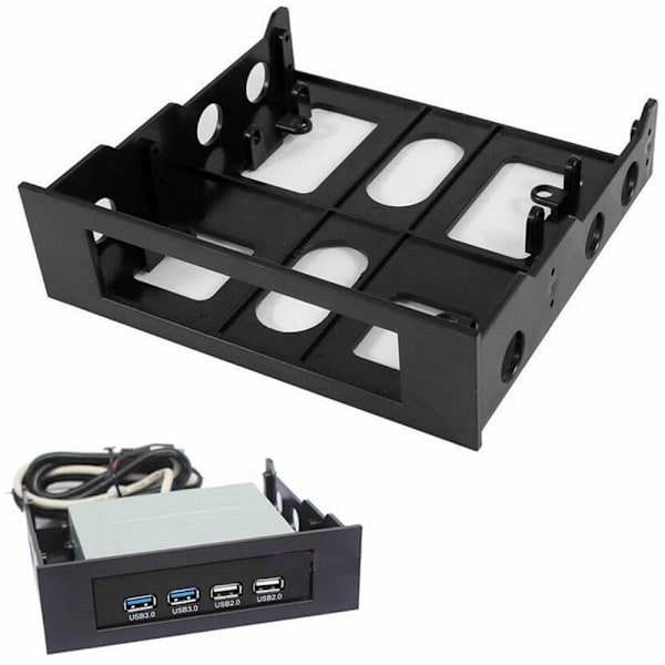 5,25 "till 3,5" Drive Bay Computer Case Adapter Mounting Bracket
