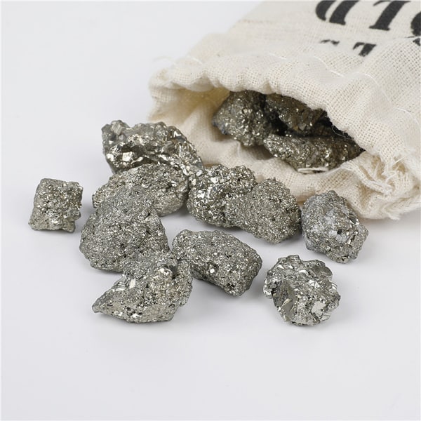 1 Bag Pyrite Fools Gold Nuggets Rocks Stones Tricks Pranks Fake