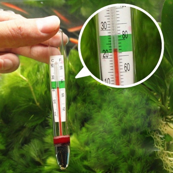Akvarium fisktank sugtermometer glasmätare vatten