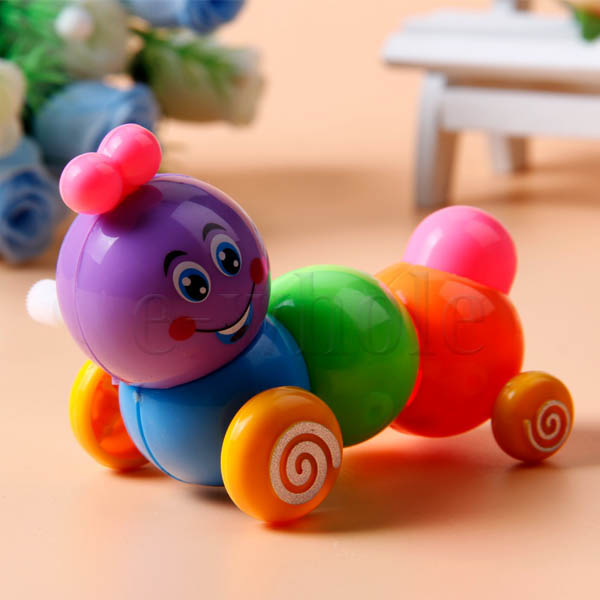 Barn Barnutveckling Toy Rörelse Caterpillar Wind-Up