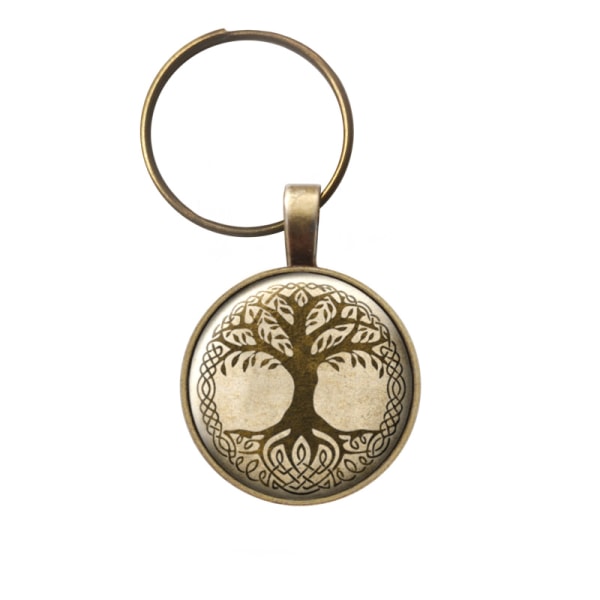 Yggdrasil Livets Träd Viking Symbol Nyckelring