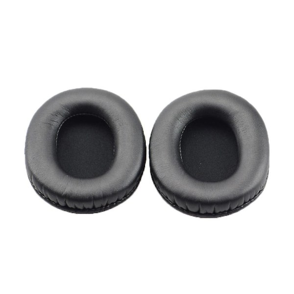 Elastiska Öronkuddar, Huvudbandsskydd för Audio Technica Ath M50x M50/m40x Hörlurar A pair of black earmuffs