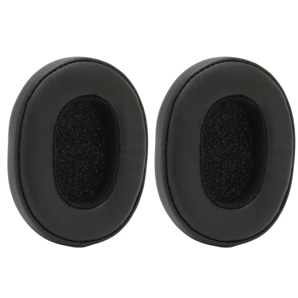 Øreputer i proteinlær som erstatning for Skullcandy Crusher 3.0 Wireless Hesh3 øreputer - Reparasjonsdeler - Svart