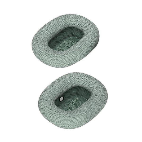 Ersättningsöronsnäckor i mjukt minnesskum och proteinläder för Airpod Max-hörlurar Green