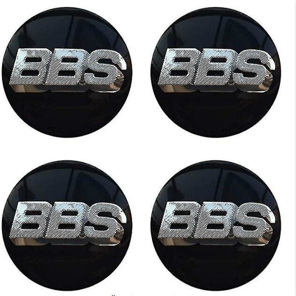 Bbs Hjul Center Caps Emblemer 4 stk Sæt 65mmbbs Bil Cap Logo Badge Sticker Auto Hjul Center Cap Hub