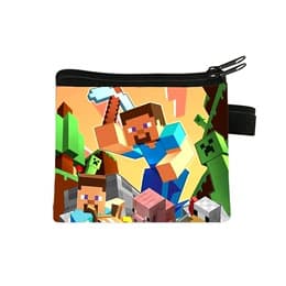 Minecraft Mini Myntbörs — Portabel Kortfodral i Polyester för Studenter 13.5*11cm.67