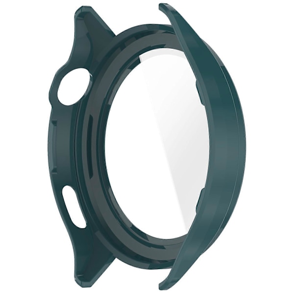 För Xiaomi Watch S4 S4 eSIM Version Klockfodral PC Ram Skydd med Härdat Glas Skärmskydd - Grön Transparent