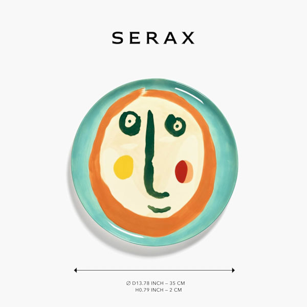 Serax Feast Serveringsfat, 35 cm diameter, ansikt 2 design