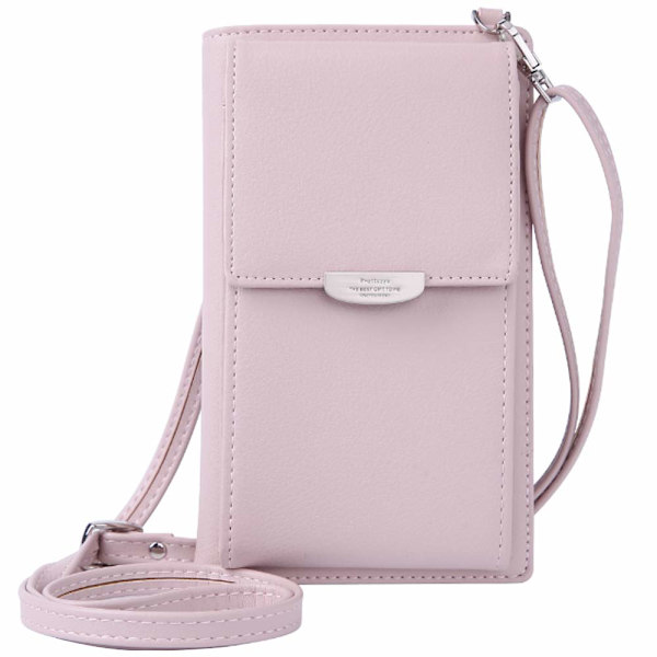 Naisten lompakko crossbody-laukku nahkainen matkapuhelin olkalaukku pieni naisten lompakko matkapuhelin minilaukku korttikotelo olkalaukku