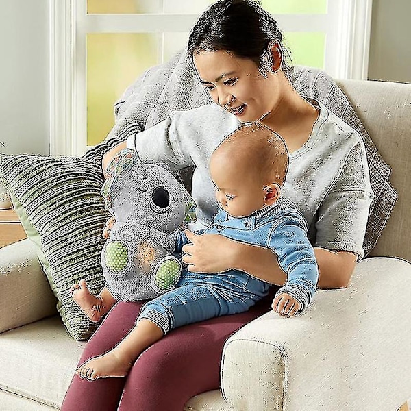 Plush Ljudmaskin Koala Plysch Baby Leksak Med Rytmisk Realistisk Rörelse Musik & Timrar-hhny