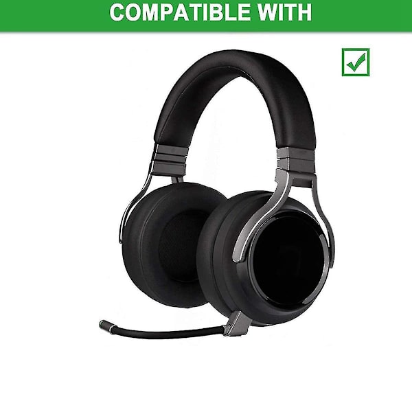 Ersättningsöronskydd i Proteinläder för Virtuoso RGB Wireless SE Gaming Headset