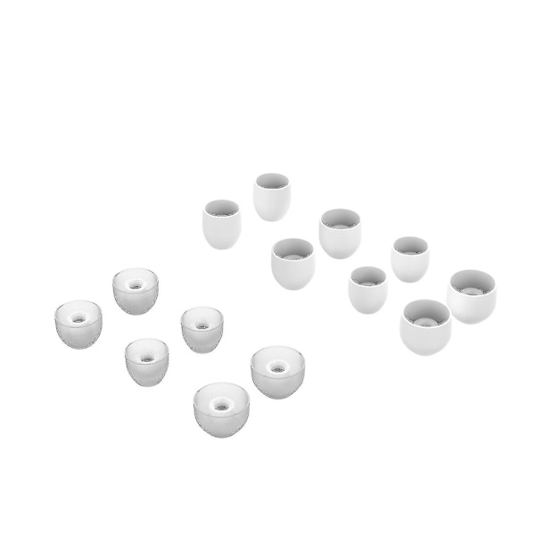 7 Paria Korvakiskoja Pehmeästä Silikonista Korvanappi Vinkkejä Sisäkorvan Kuulokkeiden Kannen Vaihto Sony Wf-1000xm4 Wf-1000xm3 White