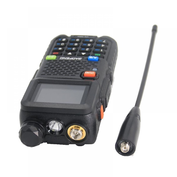Ham Radio Multi-bånd To-vejs Radio Vejr Modtager Høj Effekt Håndholdt Walkie Talkies Lang Rækkevidde, En-knap Frekvens Match, Type C Opladning, Luftbånd 1 pc