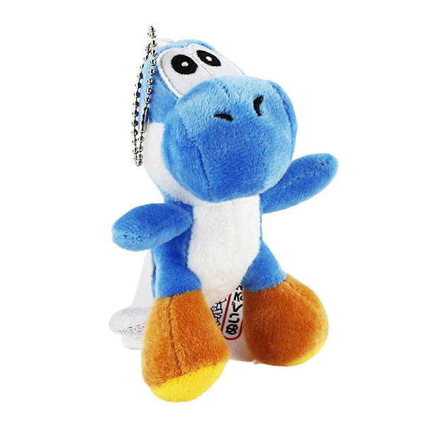 12 cm Lasten Super Mario Bros Yoshi Pehmoleluhahmo Plussi Leikkikalut Lahja Dark Blue