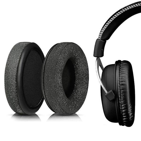 Bløde Ørepude til HyperX Cloud 2 II X Hovedtelefoner - Hukommelsesskum Dæksler Light gray