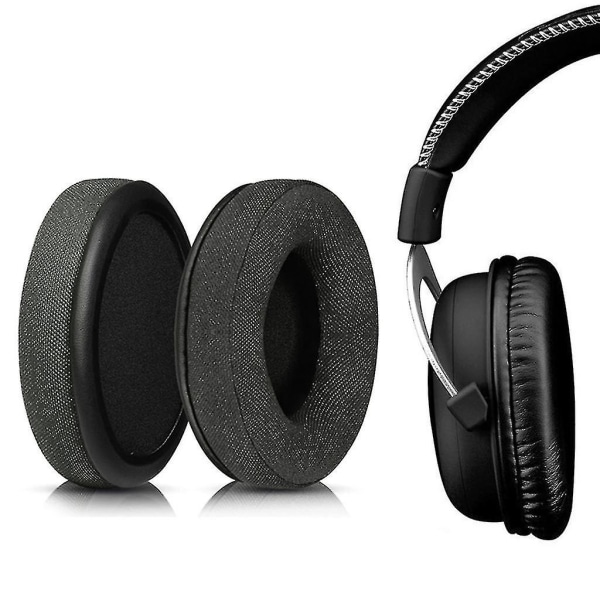 Mjuka Öronkuddar för HyperX Cloud 2 II X Hörlurar - Minnesskumöverdrag Light gray