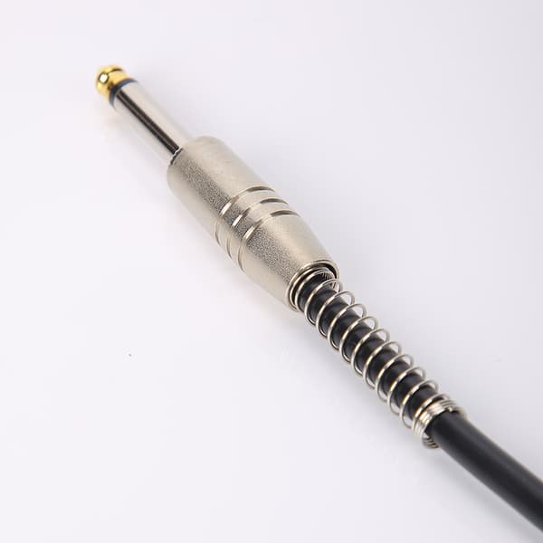 Professionell Serie Instrumentkabel, 3 meter Gitarrkabel, Gitarrtillbehör, Scenredo, Trasselfri, Svart