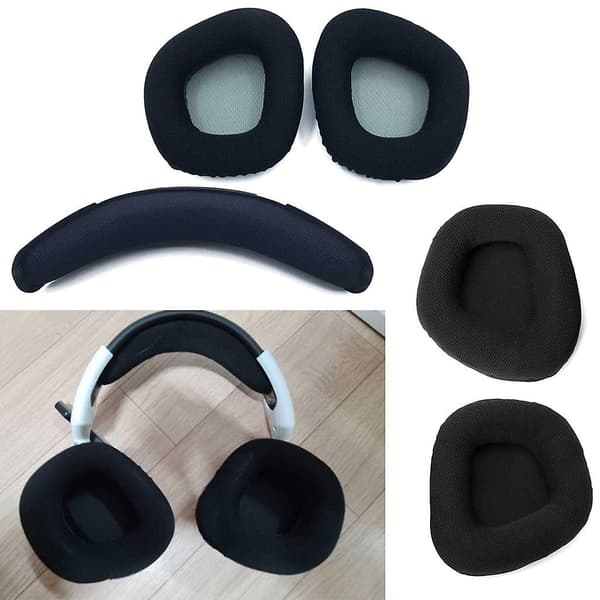 Komfortable øreputer Beam for Void Pro Elite hodetelefoner - Erstatter gamle deksler Black