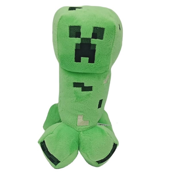 Minecraft Figur Steve Rosa Gris Tiger Cat Ender Dragon Spindel Plyschleksak Zombie Man Rag Doll[HSF] 25cm big creeper 15-60cm