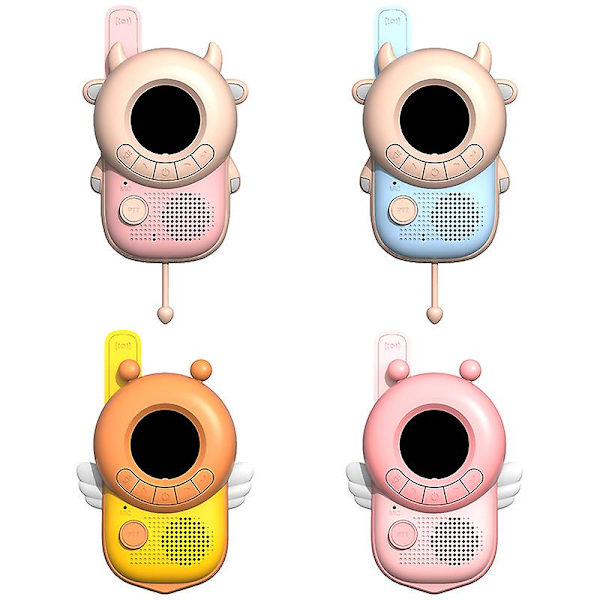 Walkie Talkies för Barn Walkie Talkie Barn Walky Talky Med Bakgrundsbelyst LCD-ficklampa 3 Km Räckvidd Calf A Pair