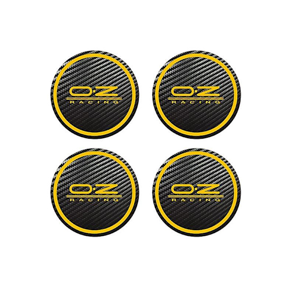 4 stk for OZ Racing Octavia A5 Fabia Superb bilstyling Merke Logo Karbon Senter Caps Legering Felg Nav