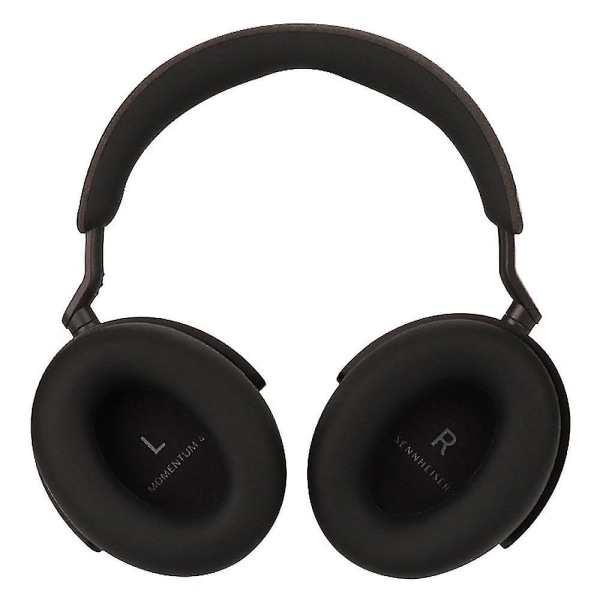 1 Par Silikon Øreputer for Sennheiser MOMENTUM 4 Trådløse Bluetooth Hodetelefoner Myke Putene - Beige Black Style C