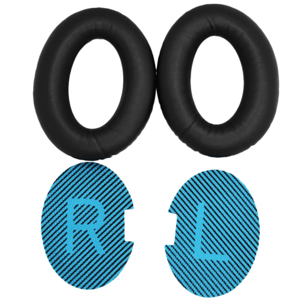 Erstatningsørepuder Ørepuder til Bose QuietComfort QC15 QC25 QC35 Over Ear-hovedtelefoner Ørepudepude Proteinmateriale, 1 par