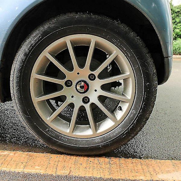 4x Auton pyörän keskiön navan kannet Emblem-tarra tarra Smart Fortwo Forfour 453 451 450 452 Crossblade Roadster Cabrio City-coupe