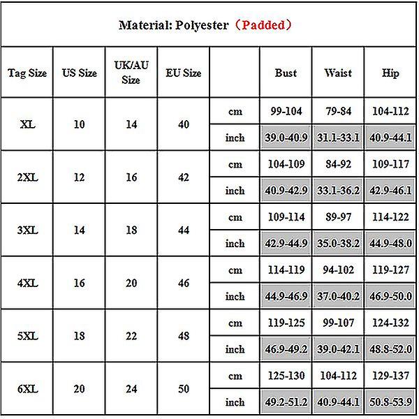 Dam Baddräkt Kjolar Badkläder Baddräkt Strandkläder Xl-6xl Messy Code 5XL