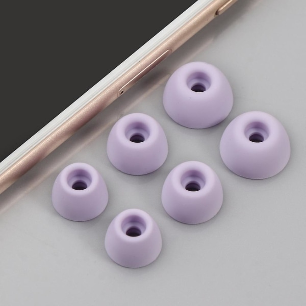 6 kpl Korvapehmusteet Korvakärjet Kuulokkeet Korvakumit Samsung R510 Galaxy Buds2 Pro:lle Purple