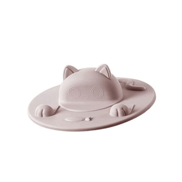 Kopplokk, holdbart silikon for varme drikker, krus, rosa