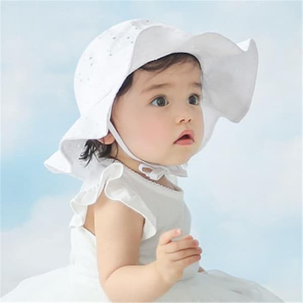 Bomullsbaby Solhatt Sommar Utomhus Barn Panamahatt style 4 03