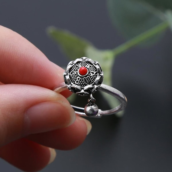2 stk. Lotus Mantra Ring Finr Ring Ring Ring Smykker